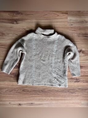 Macy McCoy distressed grunge knit sweater